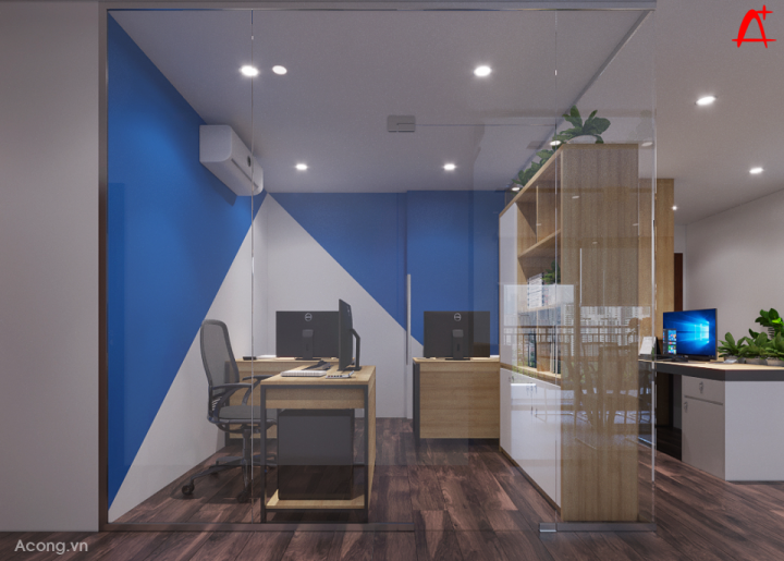 Nội thất văn phòng công ty Ngọc Minh Châu: Kiến Trúc A+ thiết kế và thi công